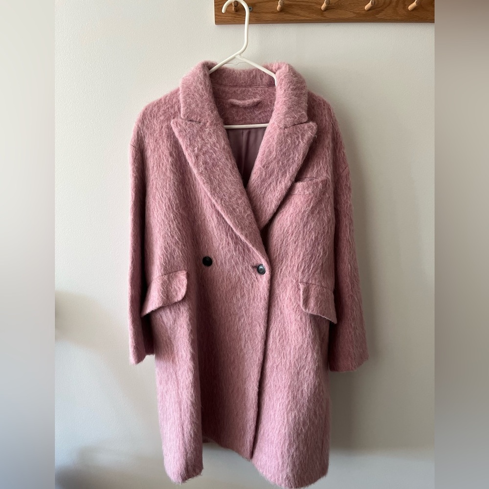 & Other story dusty pink coat